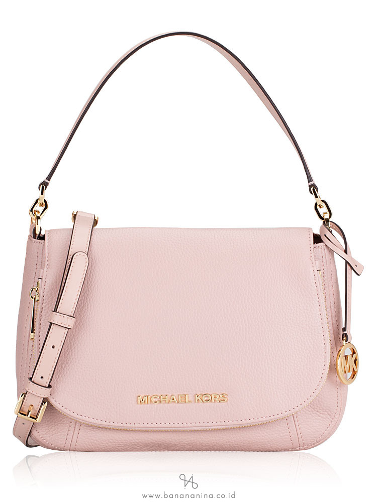 MICHAEL KORS Bedford Medium Leather Convertible Shoulder Bag Blossom