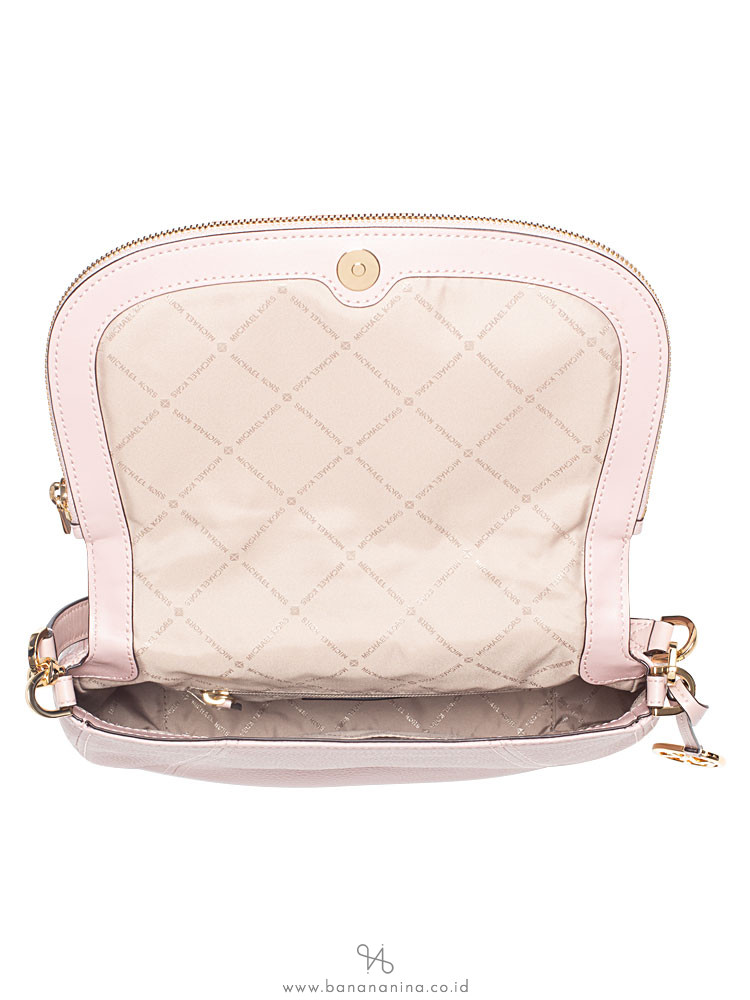 MICHAEL KORS Bedford Medium Leather Convertible Shoulder Bag Blossom