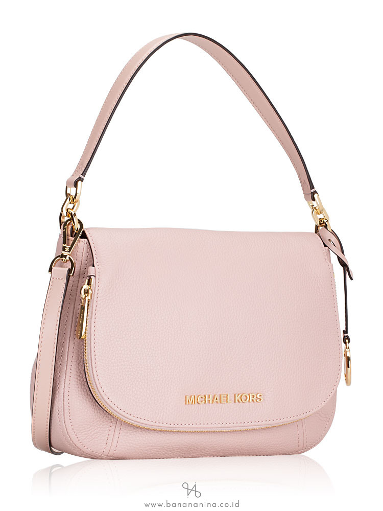 MICHAEL KORS Bedford Medium Leather Convertible Shoulder Bag Blossom