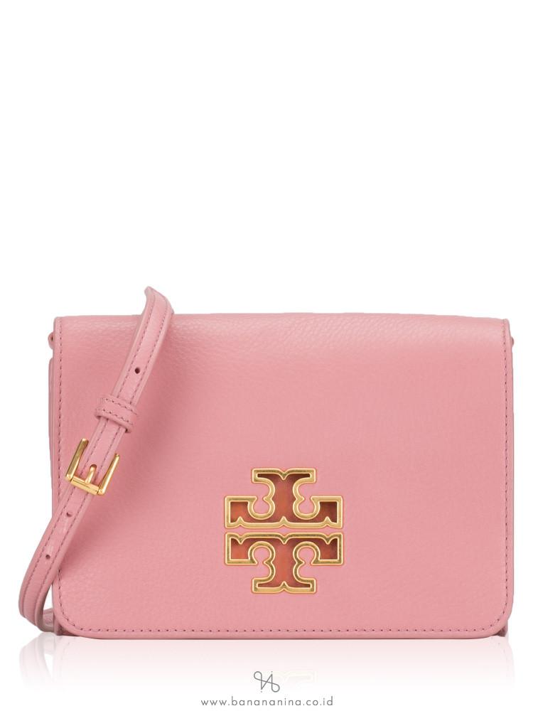 TORY BURCH Britten Combo Crossbody Pink Magnolia