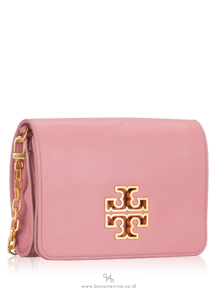 TORY BURCH Britten Combo Crossbody Pink Magnolia
