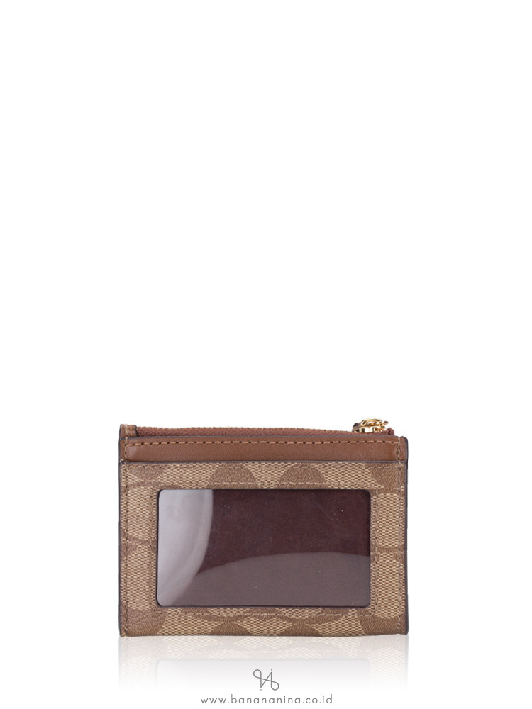 COACH 88208 Signature Mini Skinny Khaki Saddle