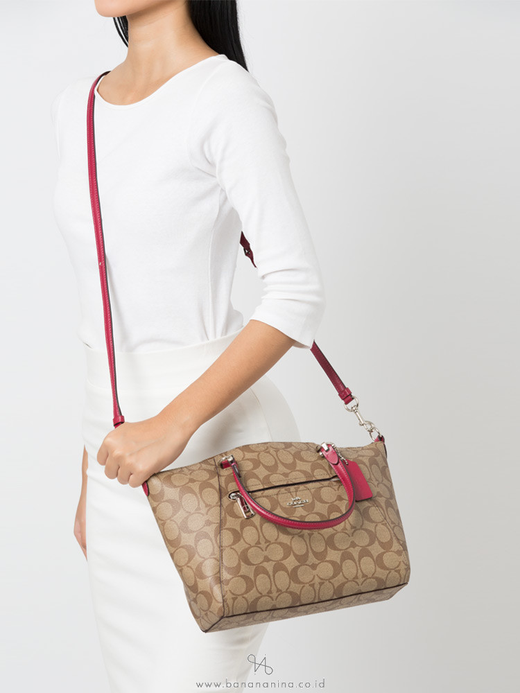 Coach signature cheap prairie satchel
