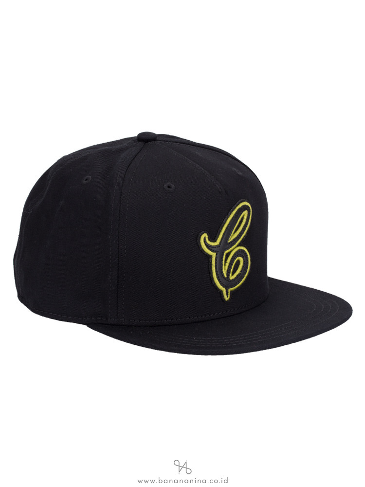 COACH 38892 Neon Flat Brim Hat Black