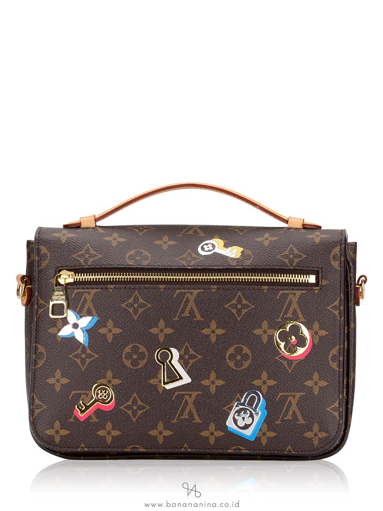 Louis Vuitton Monogram Pochette Metis Love Lock