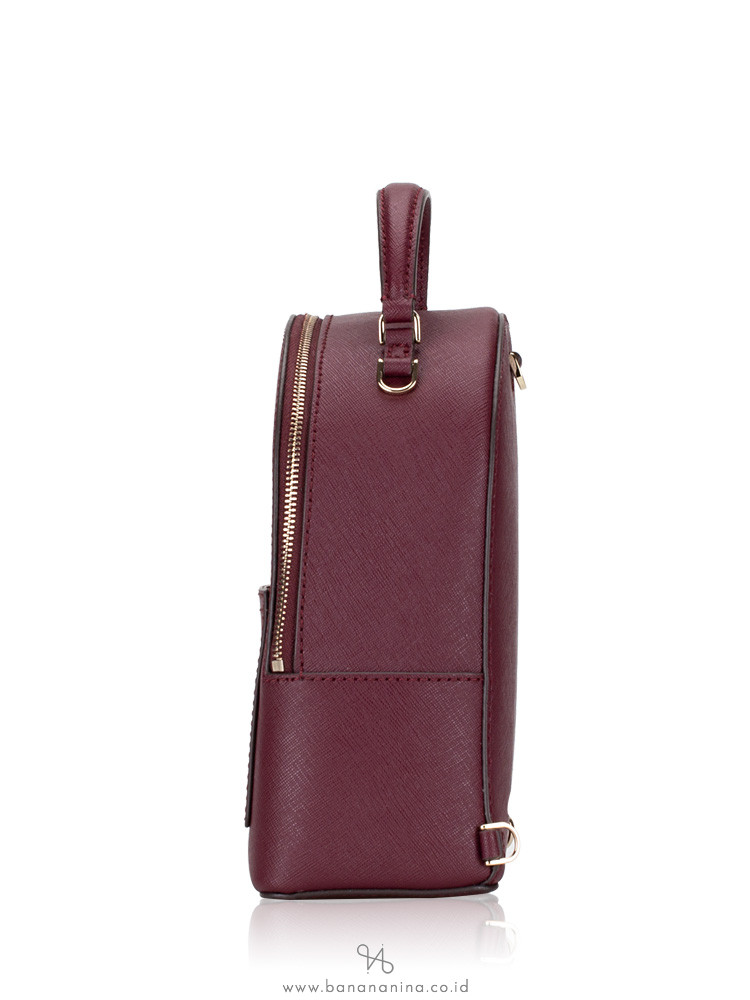 Kate Spade Cameron Mini Convertible Backpack Cherry Wood