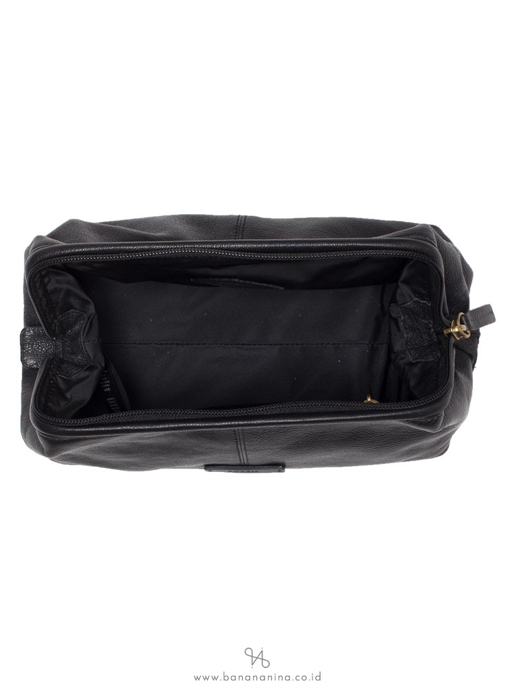 FOSSIL Men SML1693001 Dopp Travel Kit Toiletry Case Black