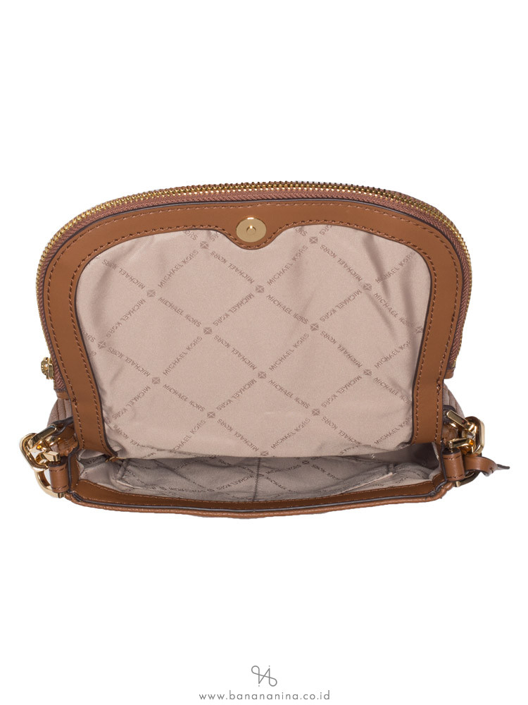 MICHAEL KORS Bedford Small Leather Flap Crossbody Luggage