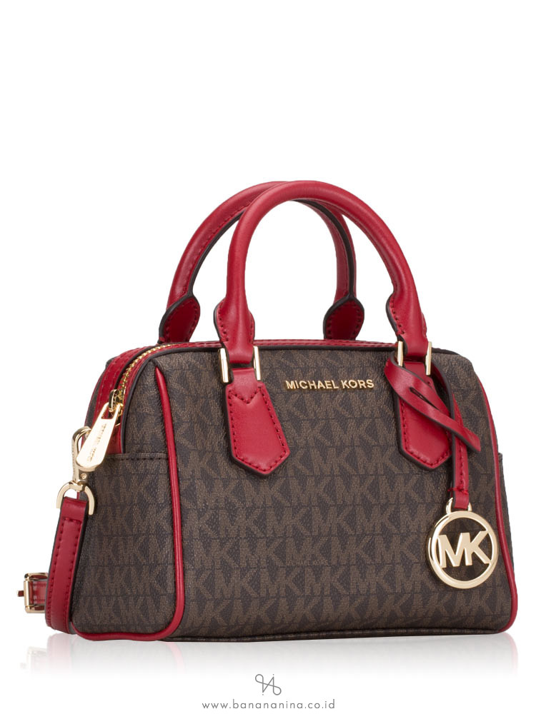 MICHAEL KORS Giftables Bedford Mini Crossbody Scarlet