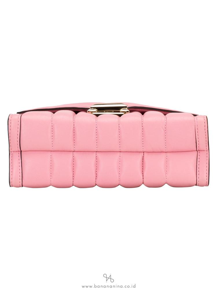 MICHAEL KORS Whitney Quilted Leather Convertible Shoulder Bag Carnation