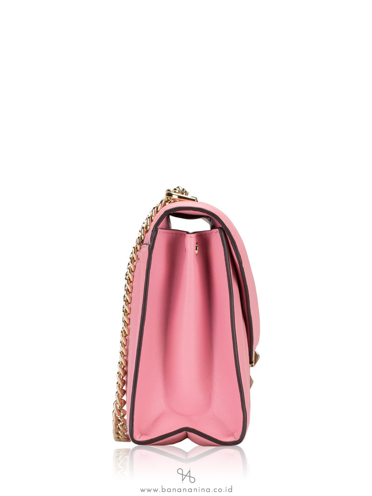 MICHAEL KORS Whitney Quilted Leather Convertible Shoulder Bag Carnation