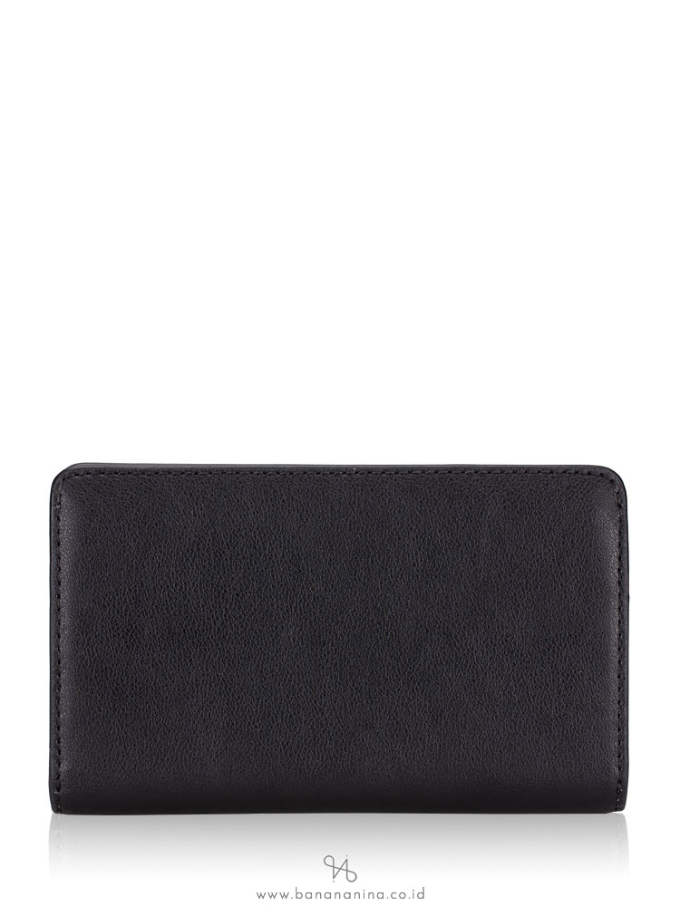 MICHAEL KORS Jet Set Leather Slim Bifold Wallet Black