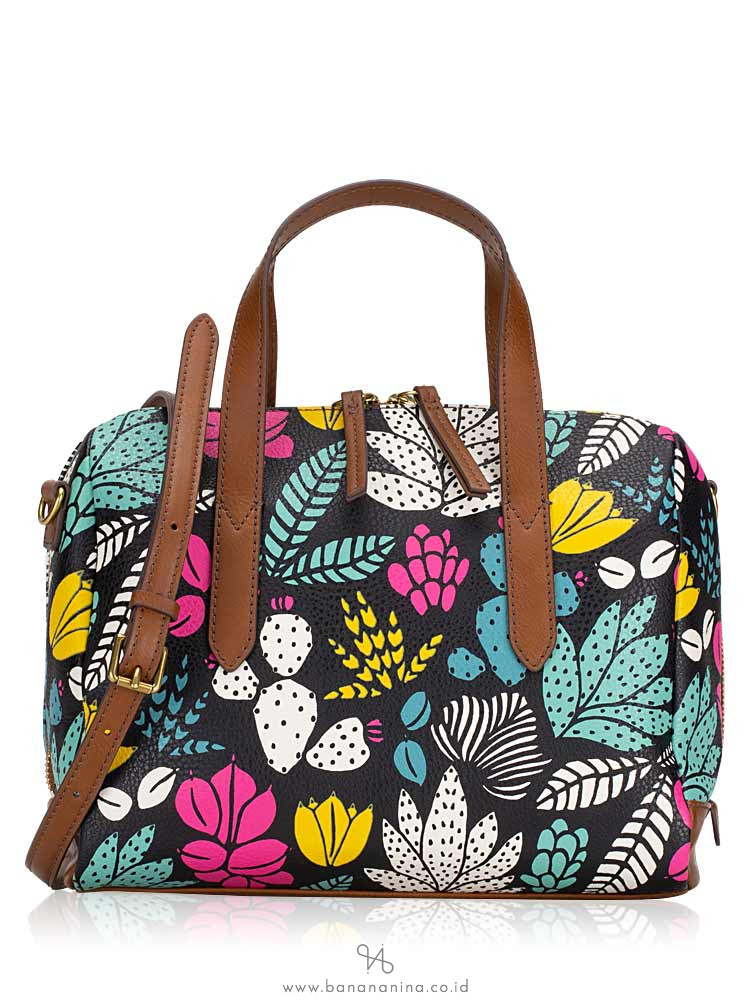 FOSSIL SHB2073992 Hailey Satchel Dark Floral