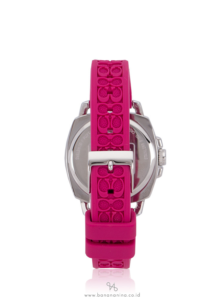 COACH 14503145 Boyfriend Rubber Strap Pink