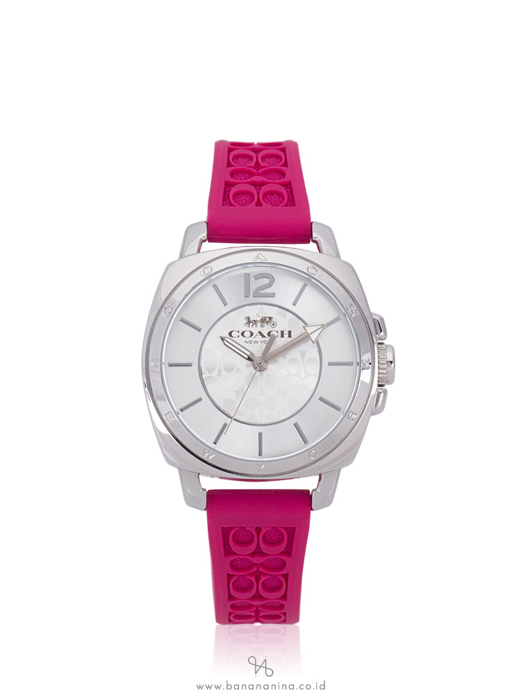 COACH 14503145 Boyfriend Rubber Strap Pink