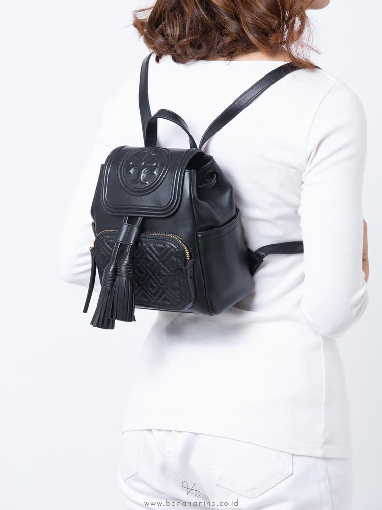 Tory burch fleming backpack black