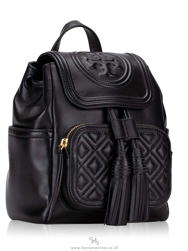 Tory Burch Fleming Mini Backpack Black