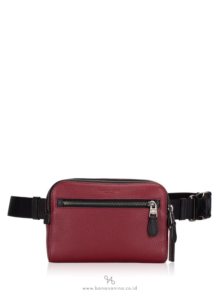COACH 72506 West Leather Belt Bag Currant