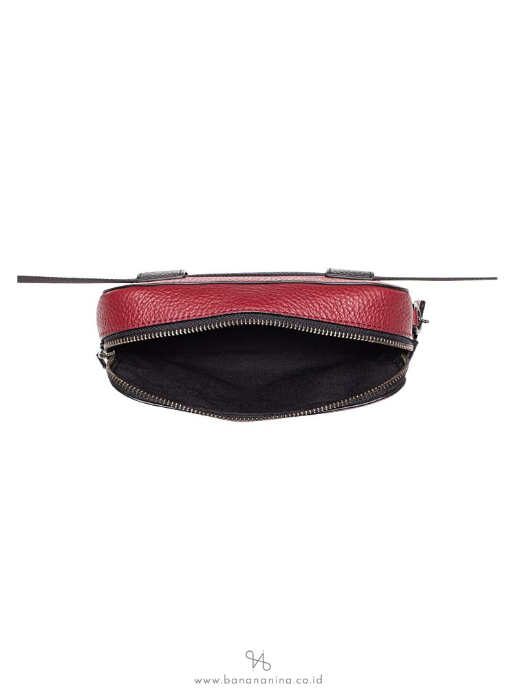 COACH 72506 West Leather Belt Bag Currant