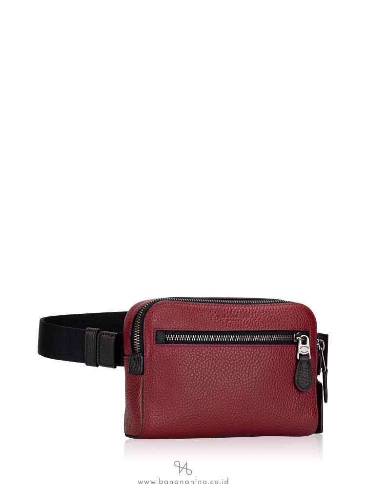 COACH 72506 West Leather Belt Bag Currant