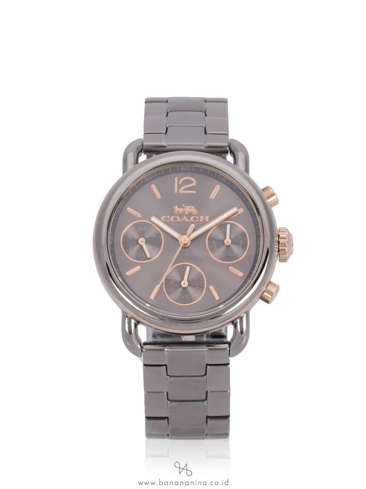 COACH 14502841 Delancy Chronograph Stainless Gunmetal