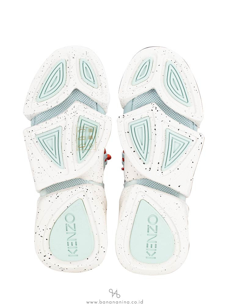KENZO K-Sock Slip On Sneakers Tea Green Sz 36