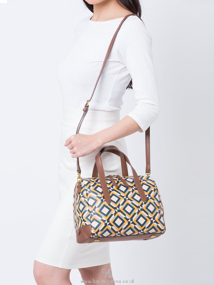 FOSSIL SHB2351702 Sydney Satchel Yellow Multi