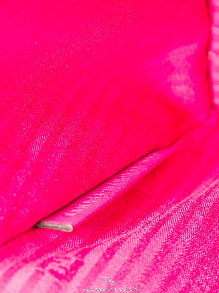 FENDI Petite 2 Jours Vitello Elite Flamingo Magenta