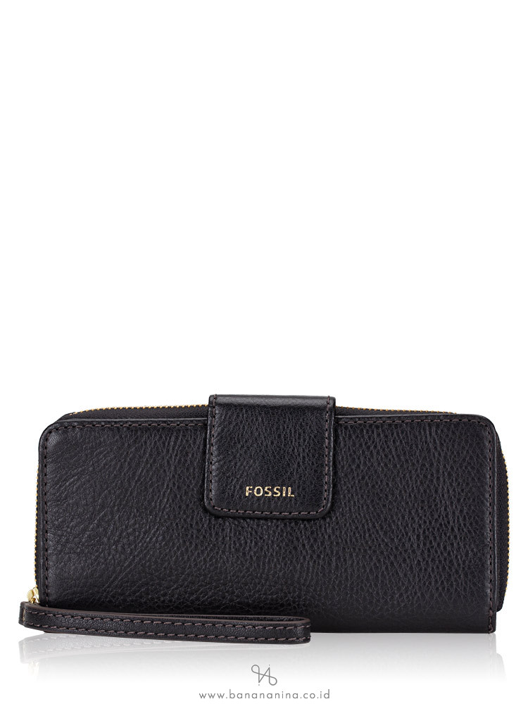 FOSSIL SWL2228001 Madison Zip Wallet Black
