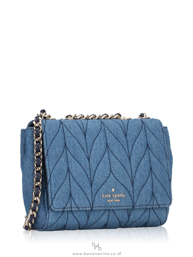 KATE SPADE Briar Lane Quilted Mini Emelyn Denim