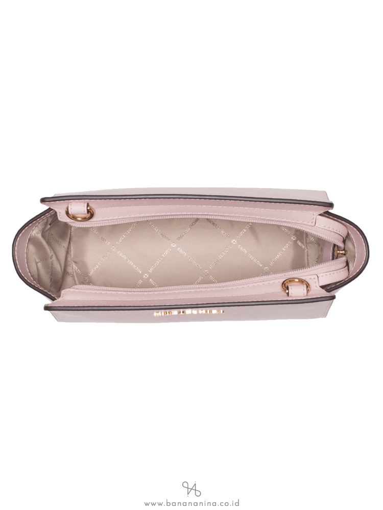 MICHAEL KORS Selma Saffiano Medium Messenger Blossom