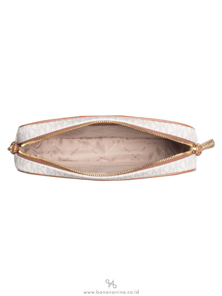 MICHAEL KORS Jet Set Item Aspen Large Crossbody Vanilla Multi
