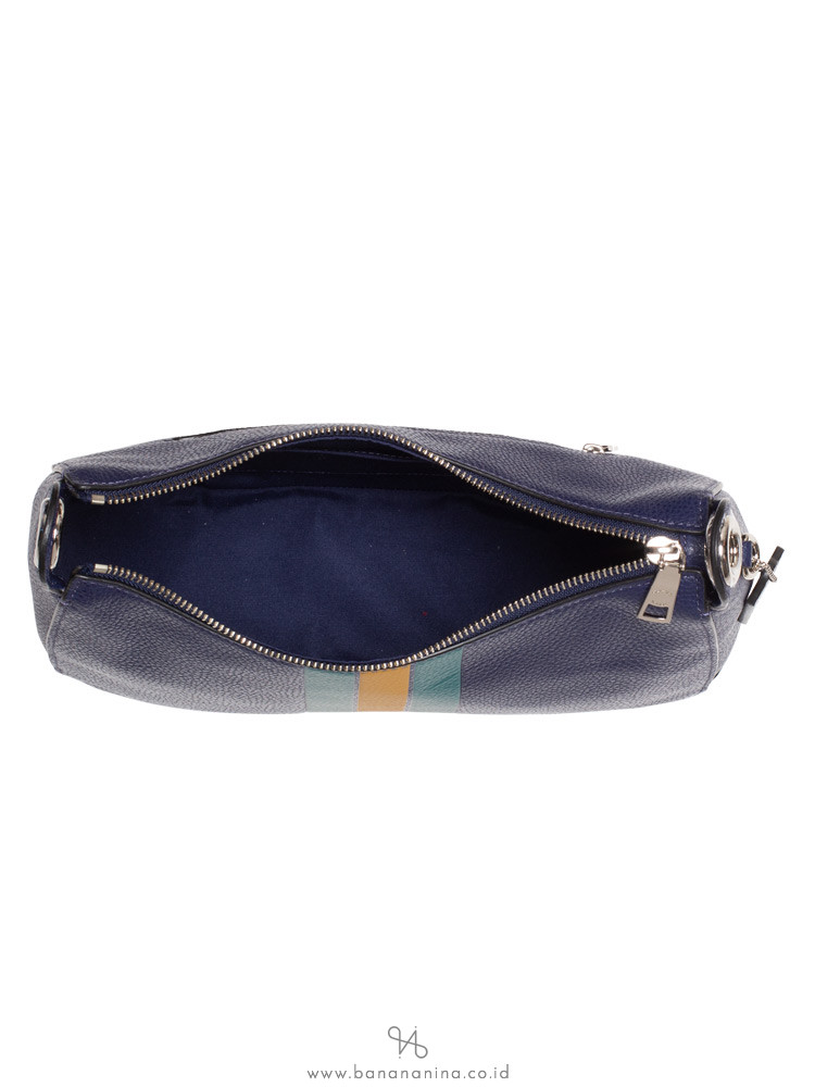 COACH 80643 Varsity Stripe Jes Leather Hobo Cadet Multi