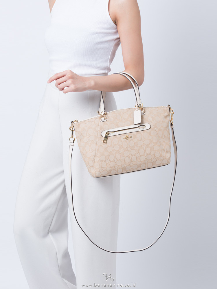 prairie satchel in signature jacquard