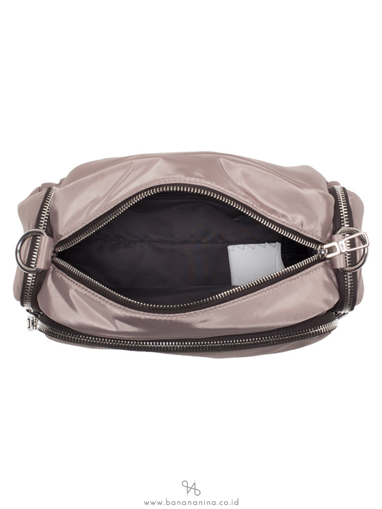 BIMBA Y LOLA Nylon Zip Crossbody Green