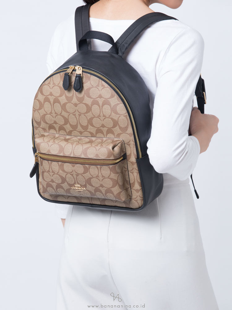Coach charlie 2025 medium backpack