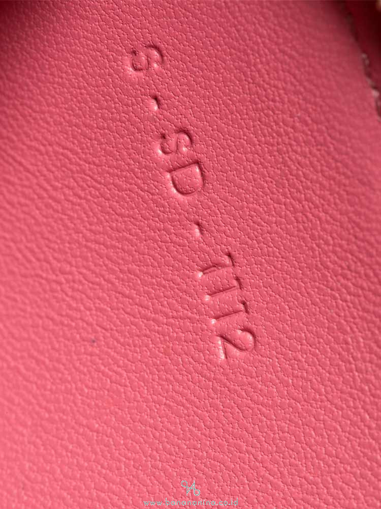CELINE Bi-color Leather Zip Wallet Bordeaux Pink Rust