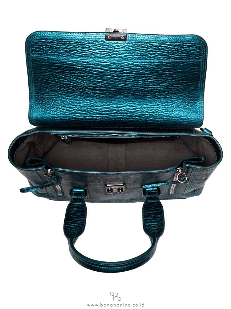 PHILLIP LIM Pashli Medium Satchel Turquoise