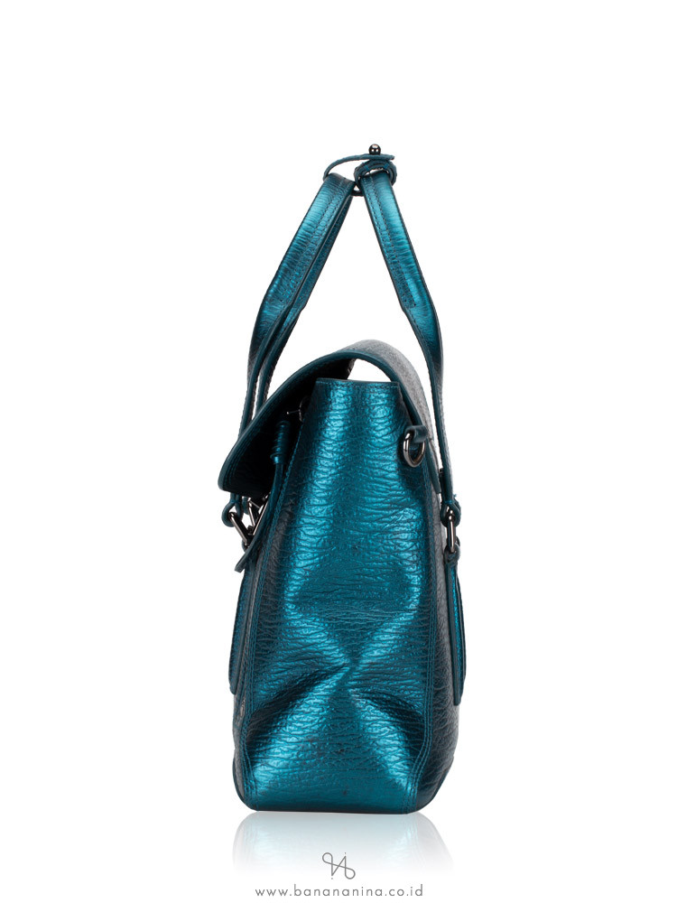 PHILLIP LIM Pashli Medium Satchel Turquoise