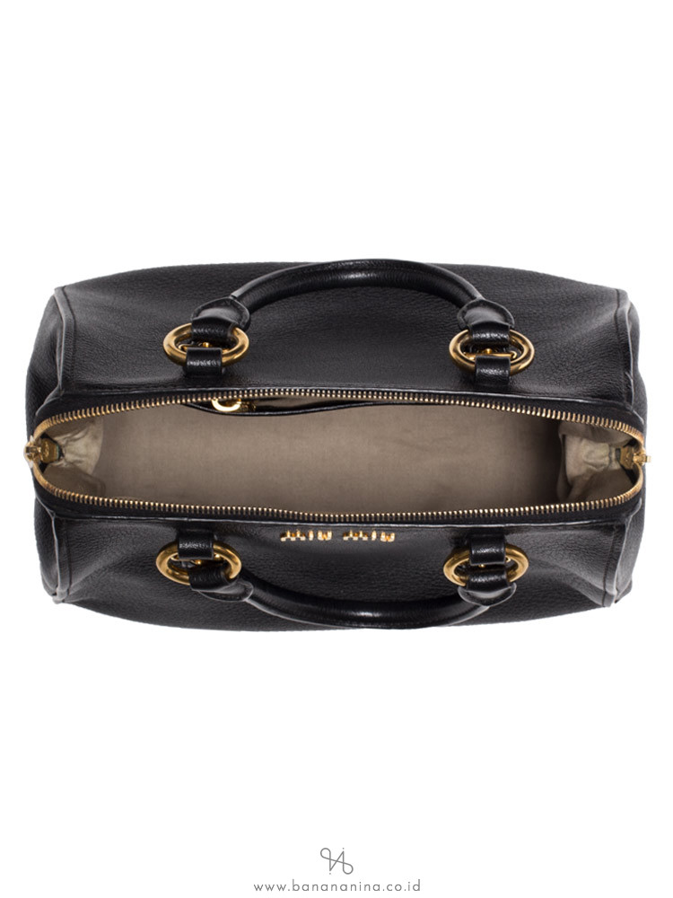 MIU MIU RL0058 Madras Bauletto Nero