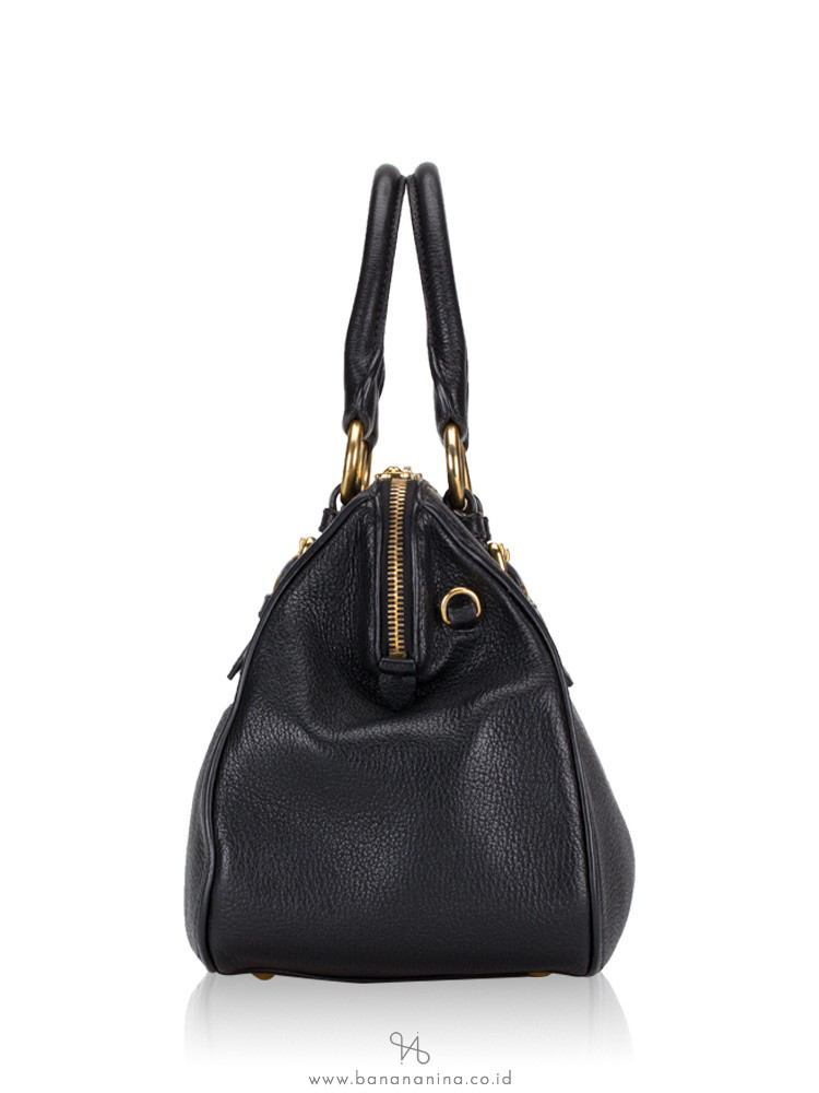 MIU MIU RL0058 Madras Bauletto Nero