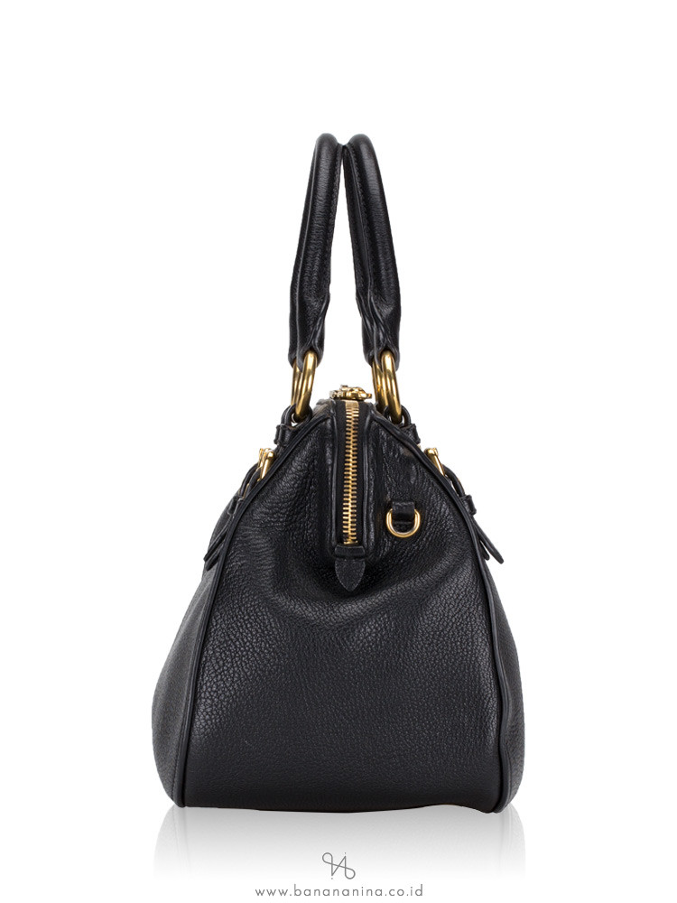 MIU MIU RL0058 Madras Bauletto Nero