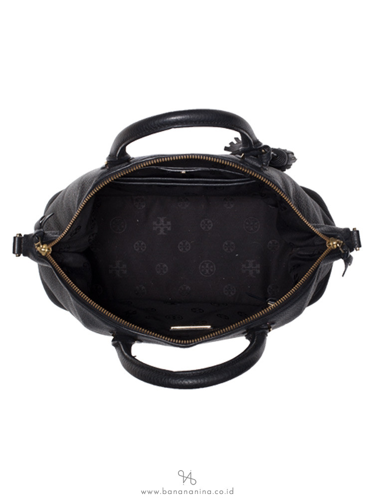 TORY BURCH Thea Medium Slouchy Satchel Black