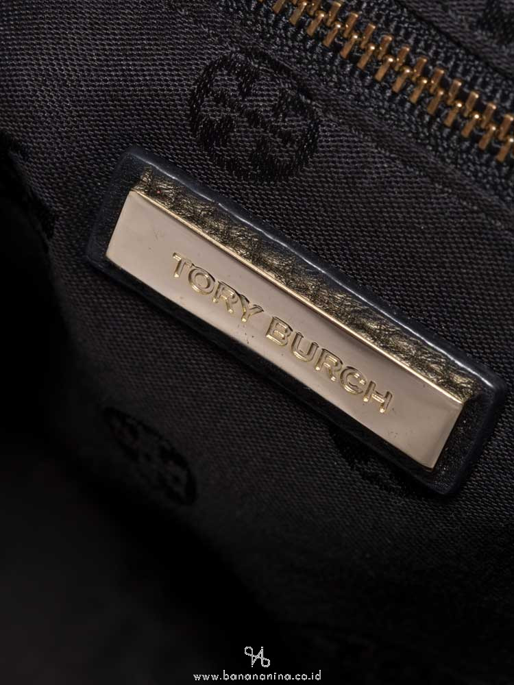 TORY BURCH Thea Medium Slouchy Satchel Black