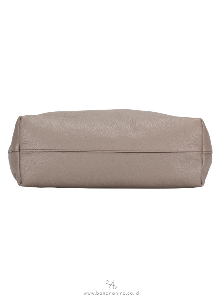 PRADA BN1713 Vitello Daino Tote Argilla