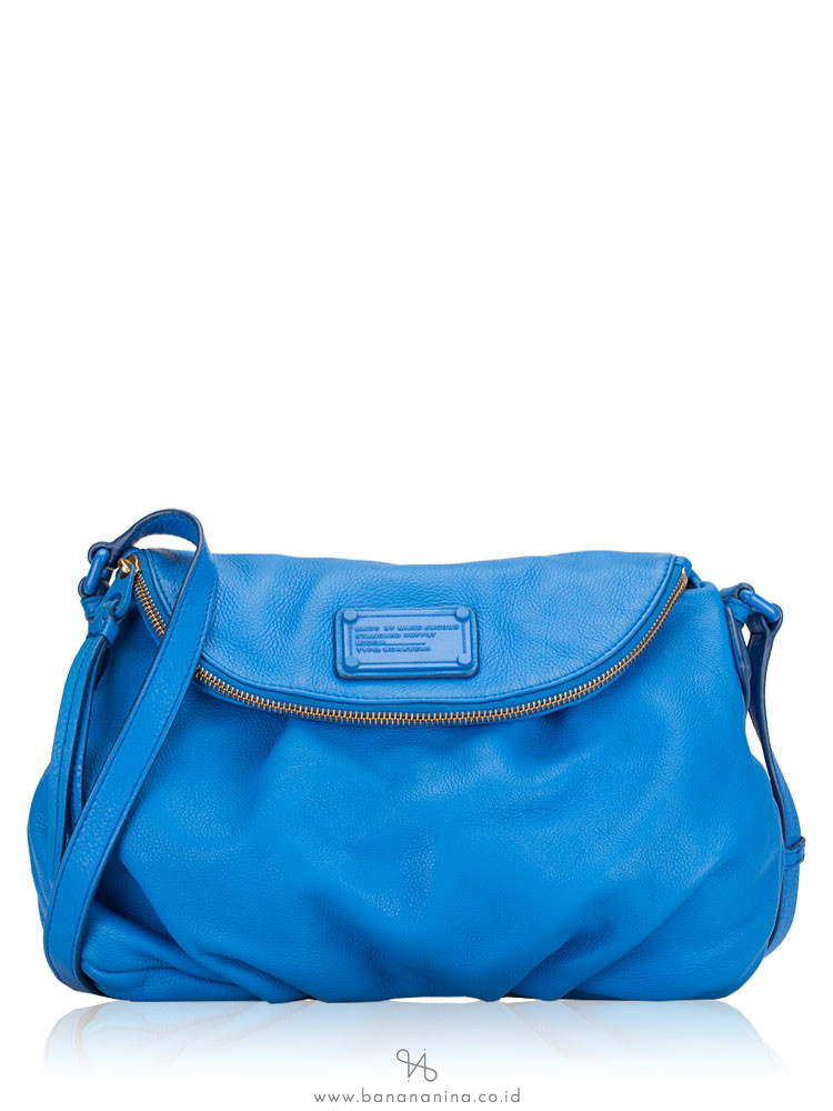 MARC JACOBS Electro Q Natasha Crossbody Electric Blue Lemonade