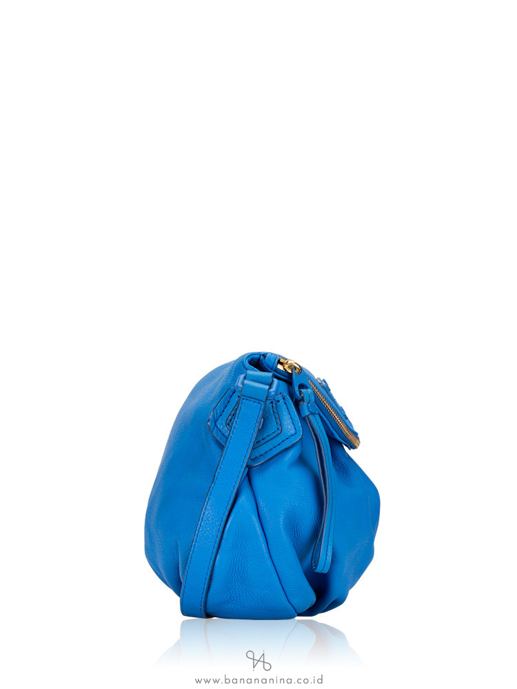 MARC JACOBS Electro Q Natasha Crossbody Electric Blue Lemonade