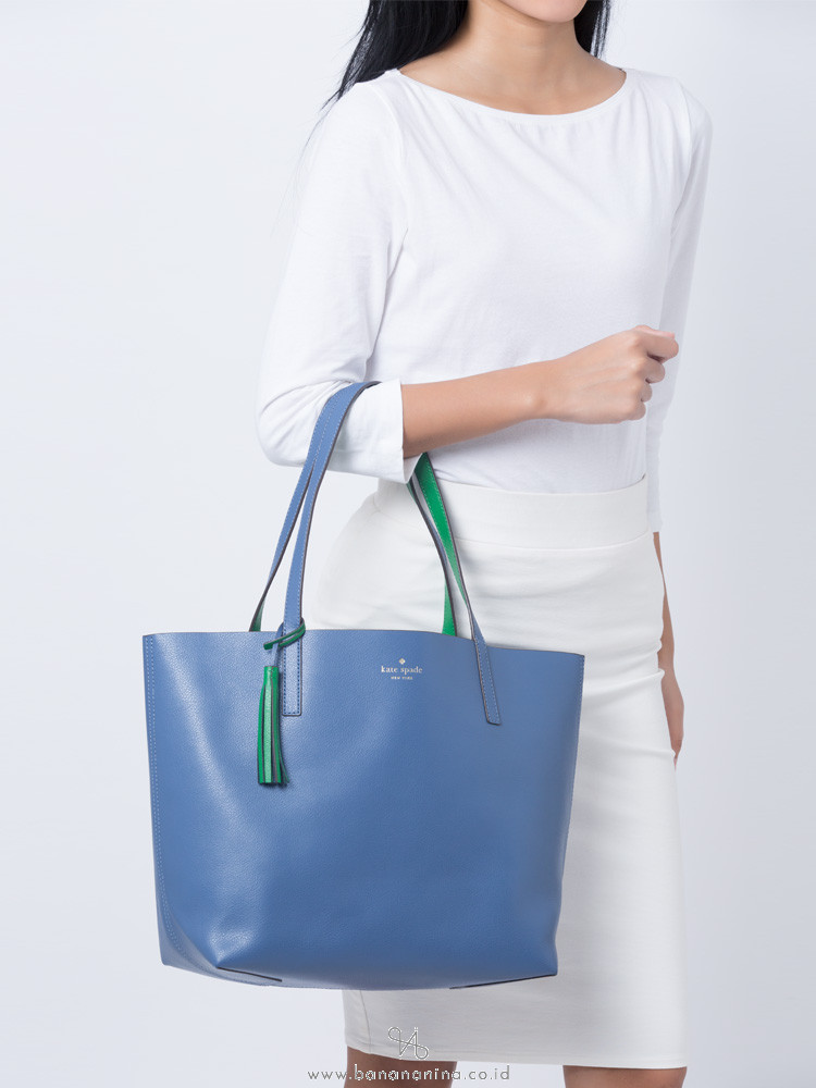 KATE SPADE Lakeland Drive Marina Cyan Blue Green Bean