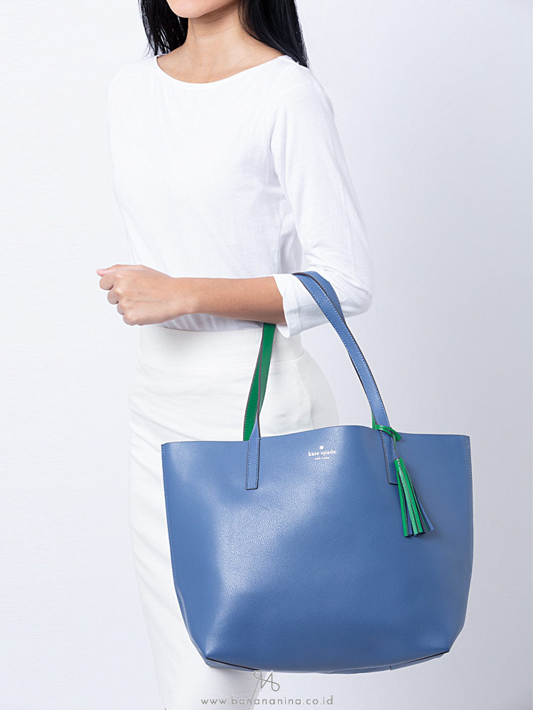 KATE SPADE Lakeland Drive Marina Cyan Blue Green Bean