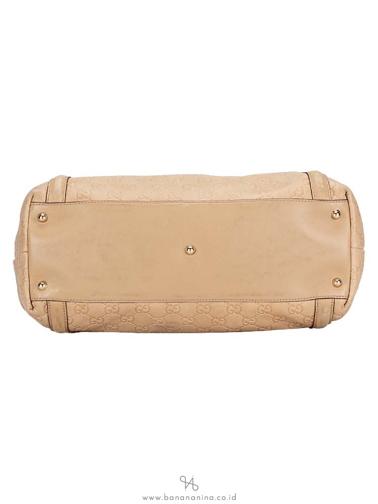 GUCCI Guccissima Britt Large Tote Beige